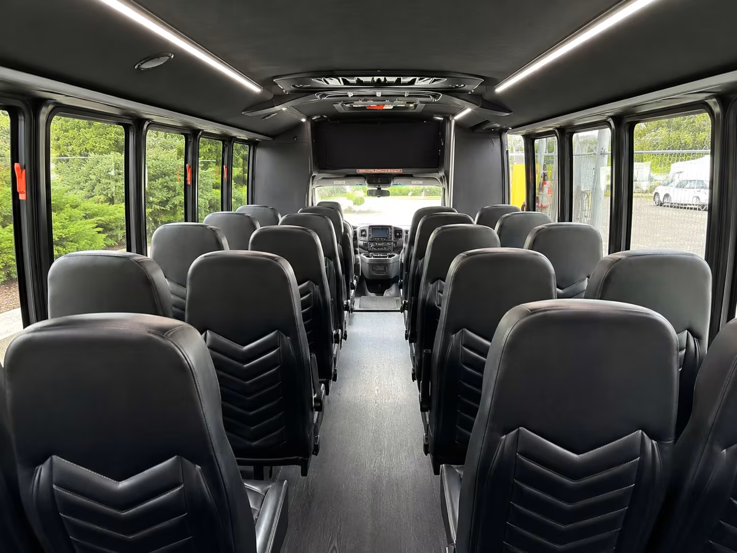 15 passenger minibus inside