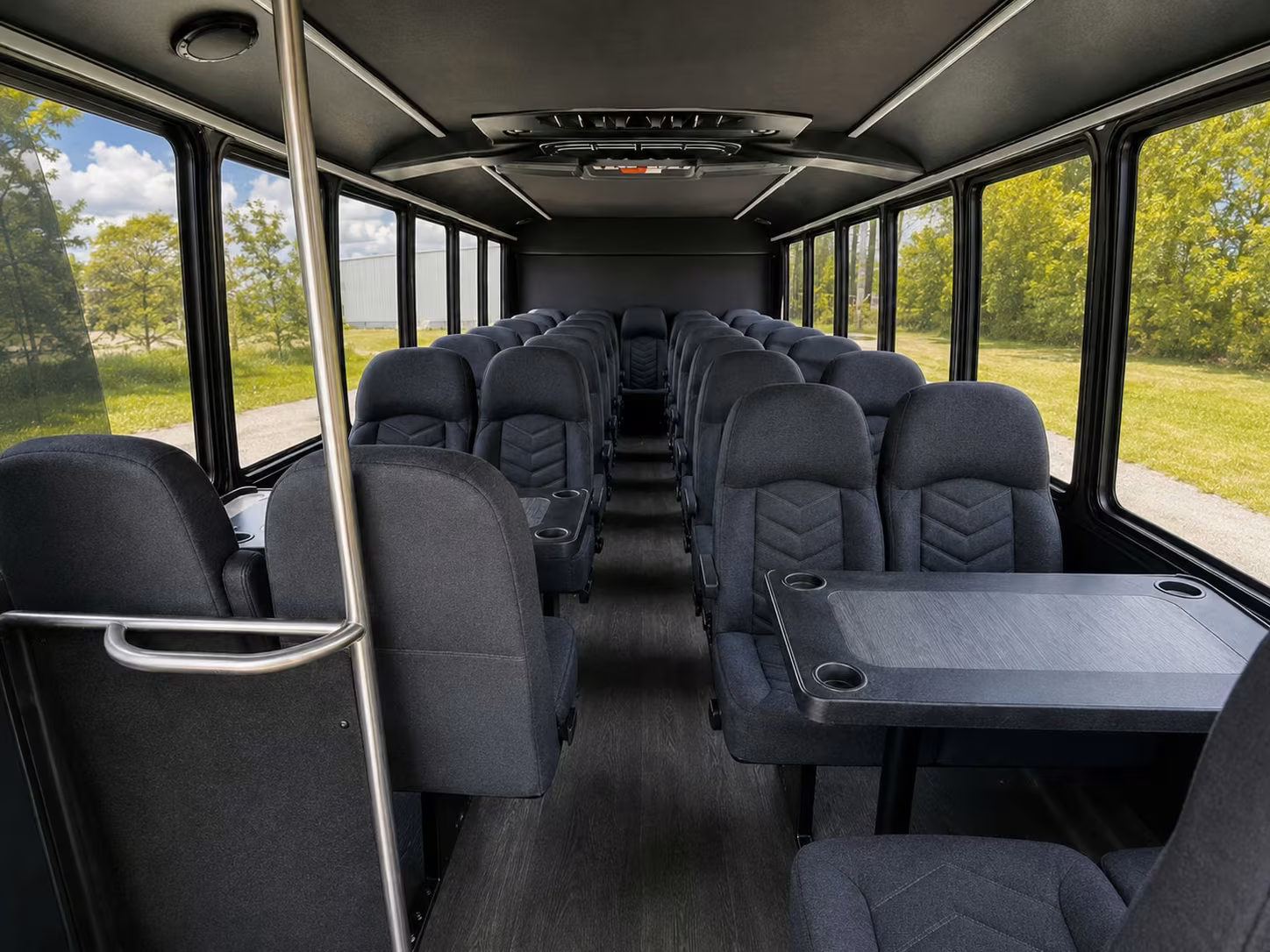 15 passenger minibus interior