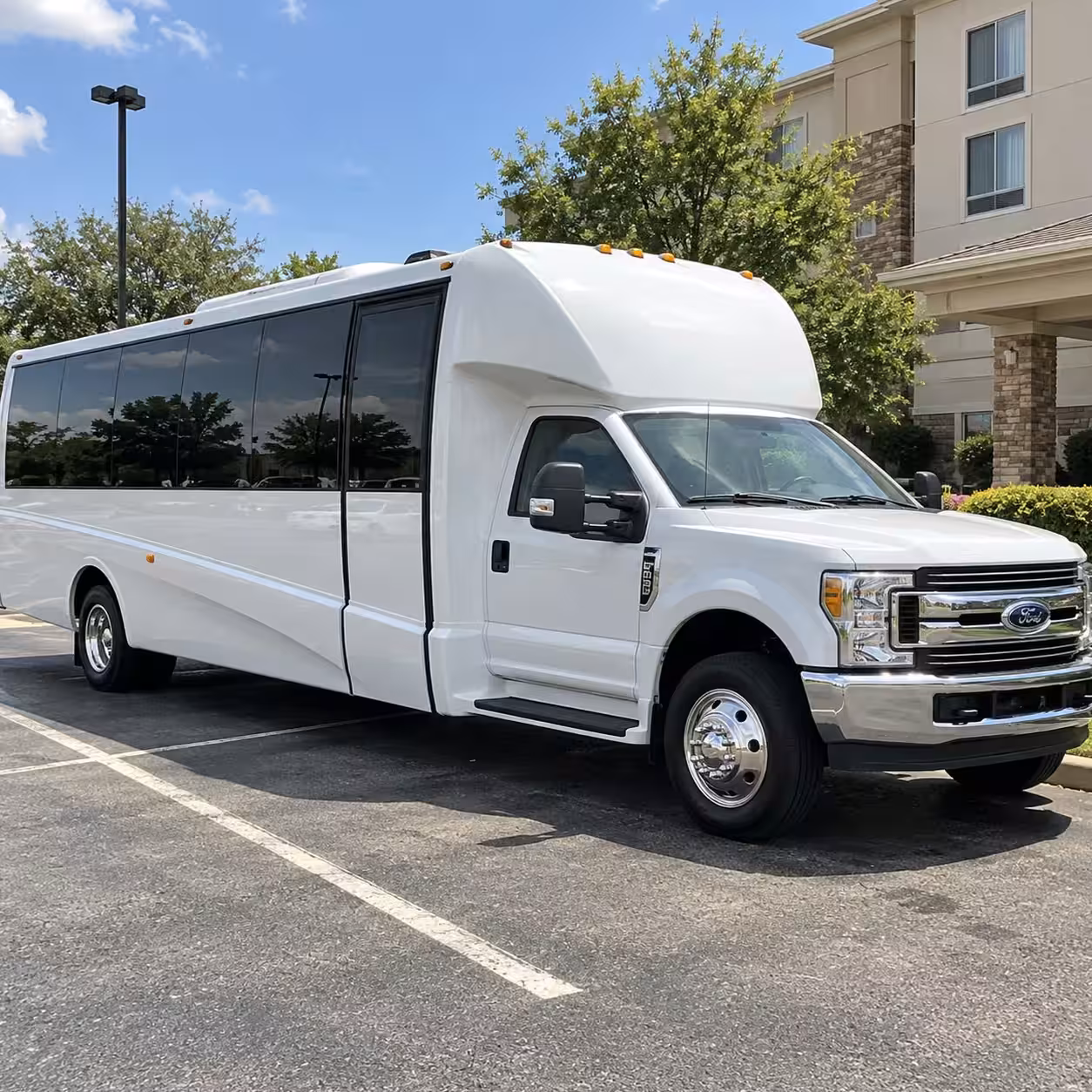 irving hotel minibus rentals from dfw airport to las colinas