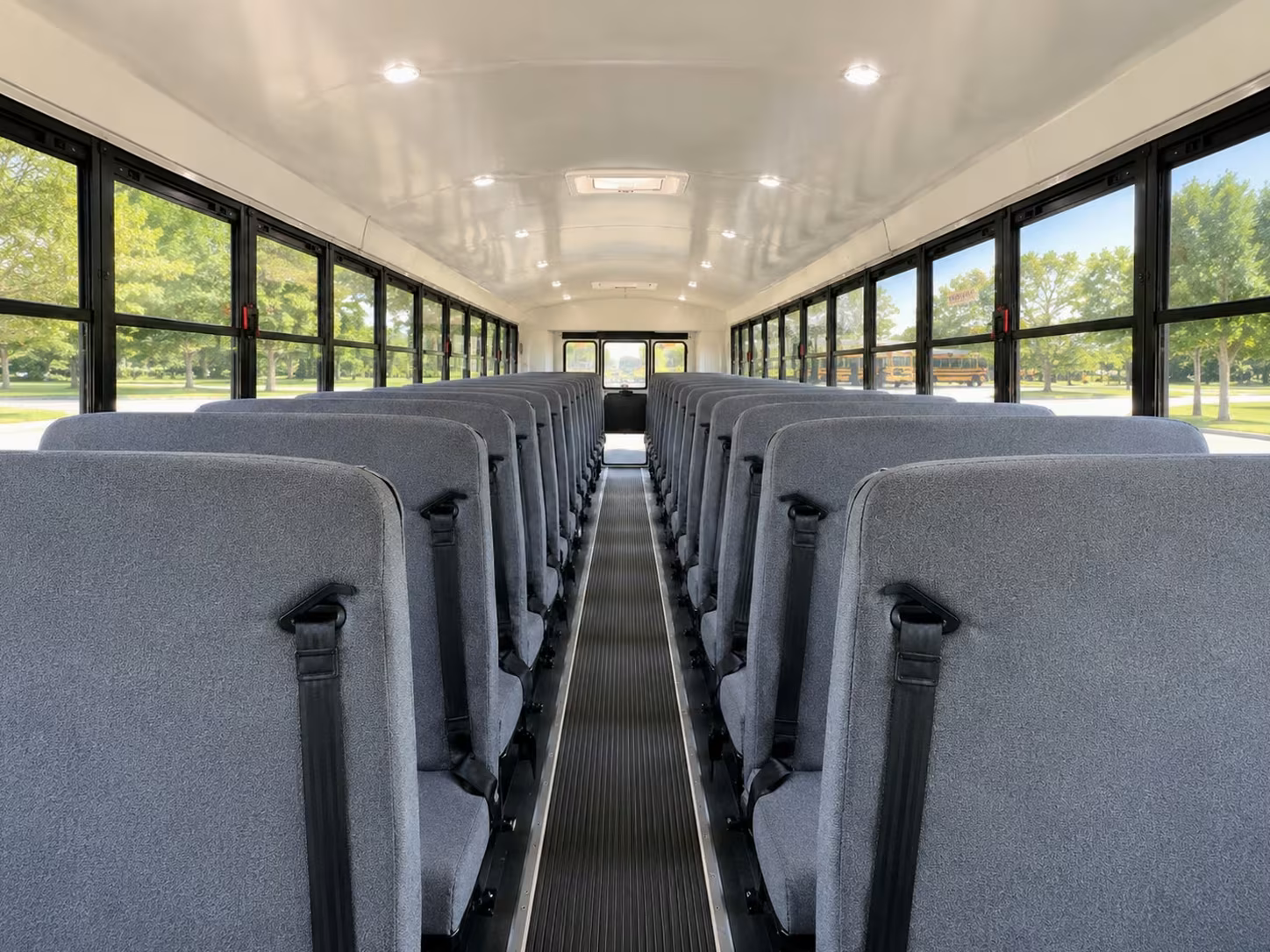 school bus interior