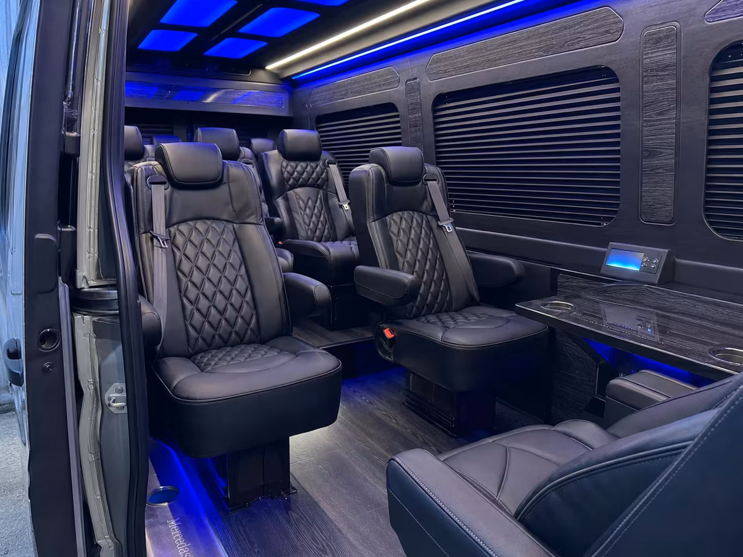sprinter van transportation for groups and events across irving