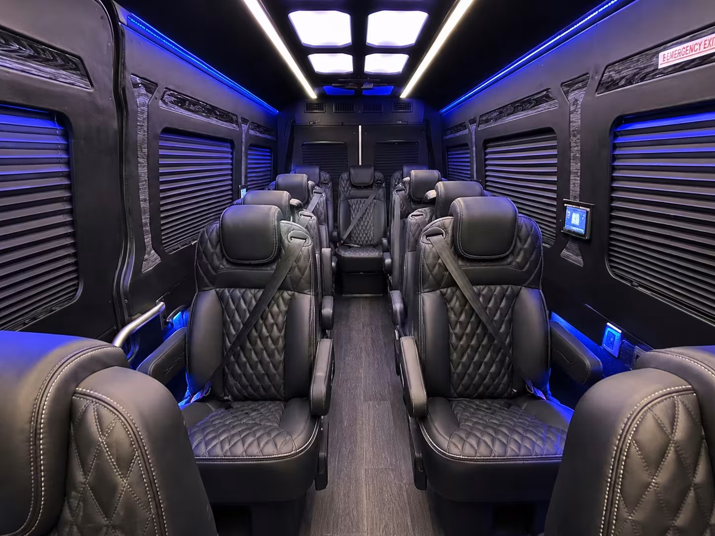 sprinter van with driver inside