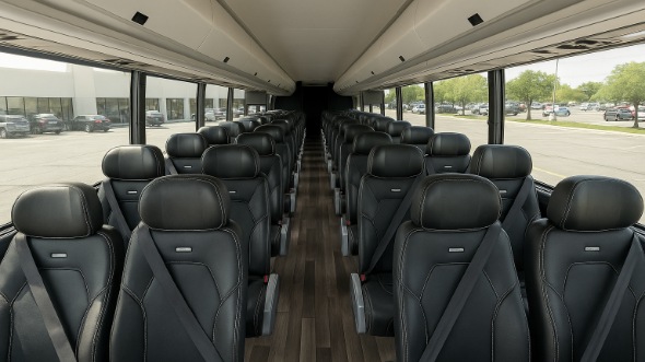 irving 35 passenger minibus inside