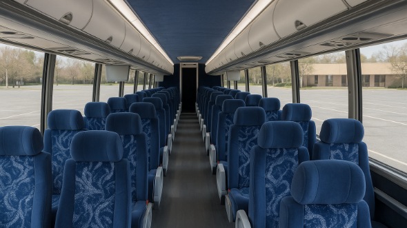 irving 54 passenger charter bus rental