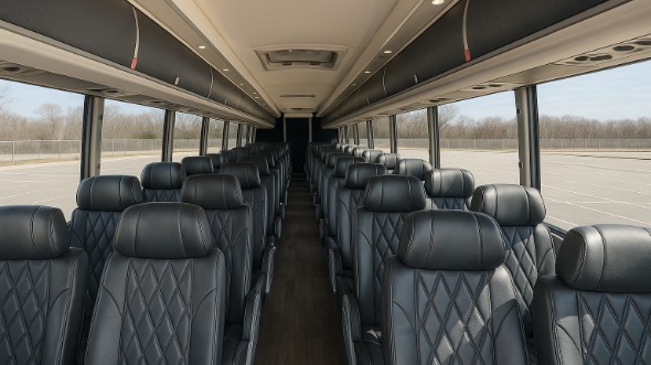 irving 56 passenger charter bus rental