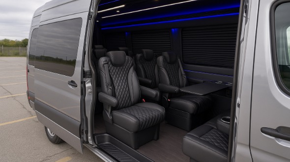 irving sprinter van with driver rental